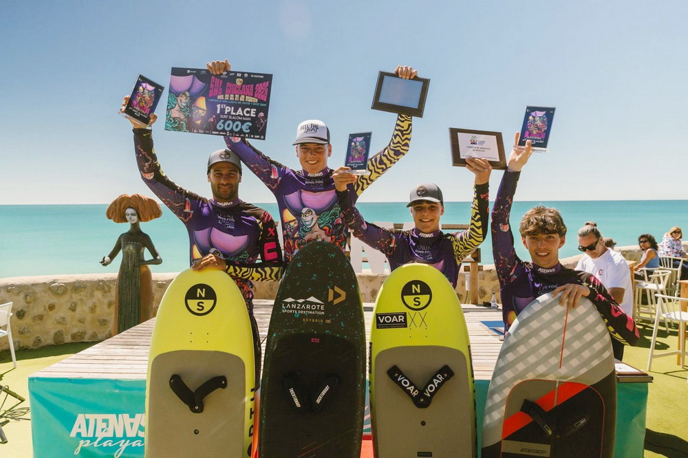 Un lanzarote&ntilde;o se proclama campe&oacute;n de Espa&ntilde;a de Wingfoil